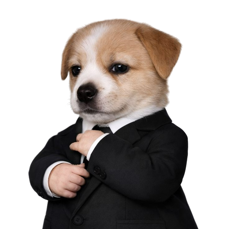 Mascote de terno